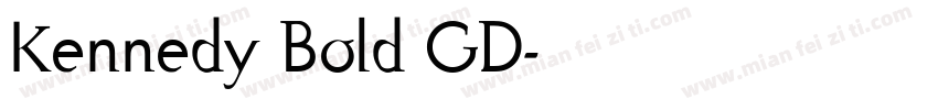 Kennedy Bold GD字体转换